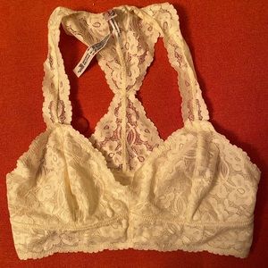 NWOT Free People Cream Bralette M